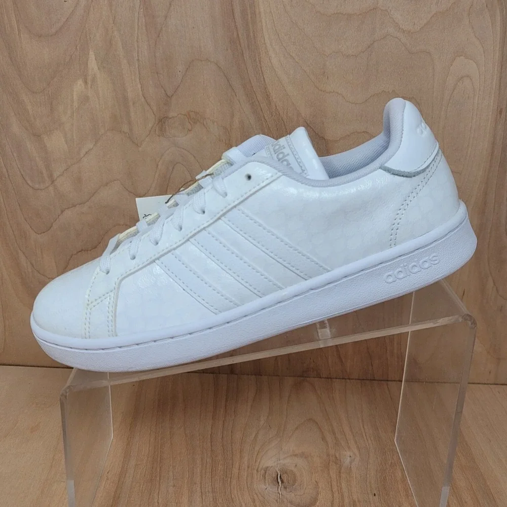 Adidas Women's Grand Court Sneakers Sz 8 M Cloudfoam Comfort White FZ3264